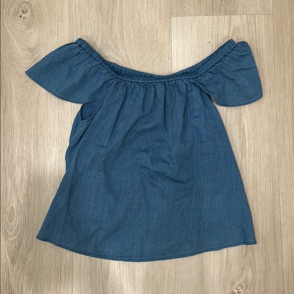 Madewell Off the Shoulder Shirt